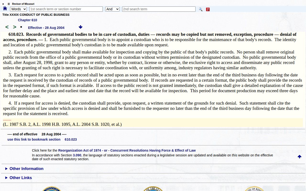 Linn County booking photo records custodian requirements